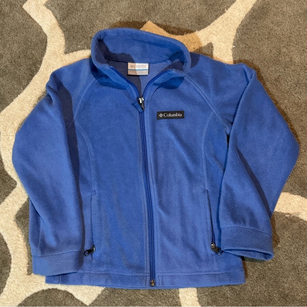 Columbia youth XS Fleece zip Jacket